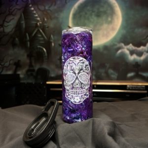Purple Skull Tumbler